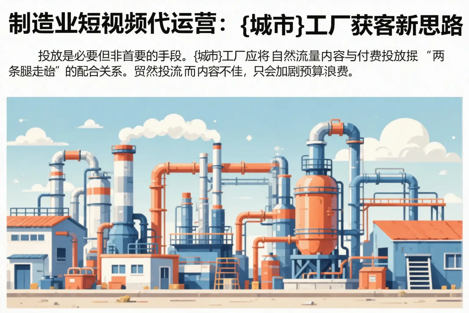 制造业短视频代运营:弥渡工厂获客新思路